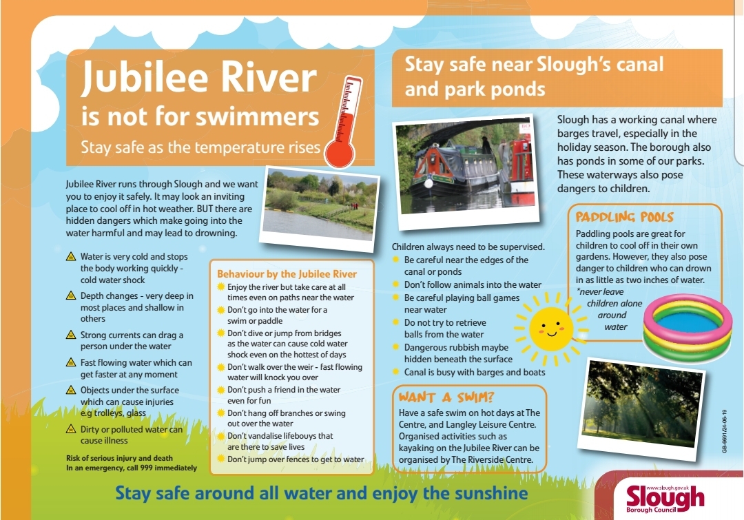Water Safety Jubille River Poster
